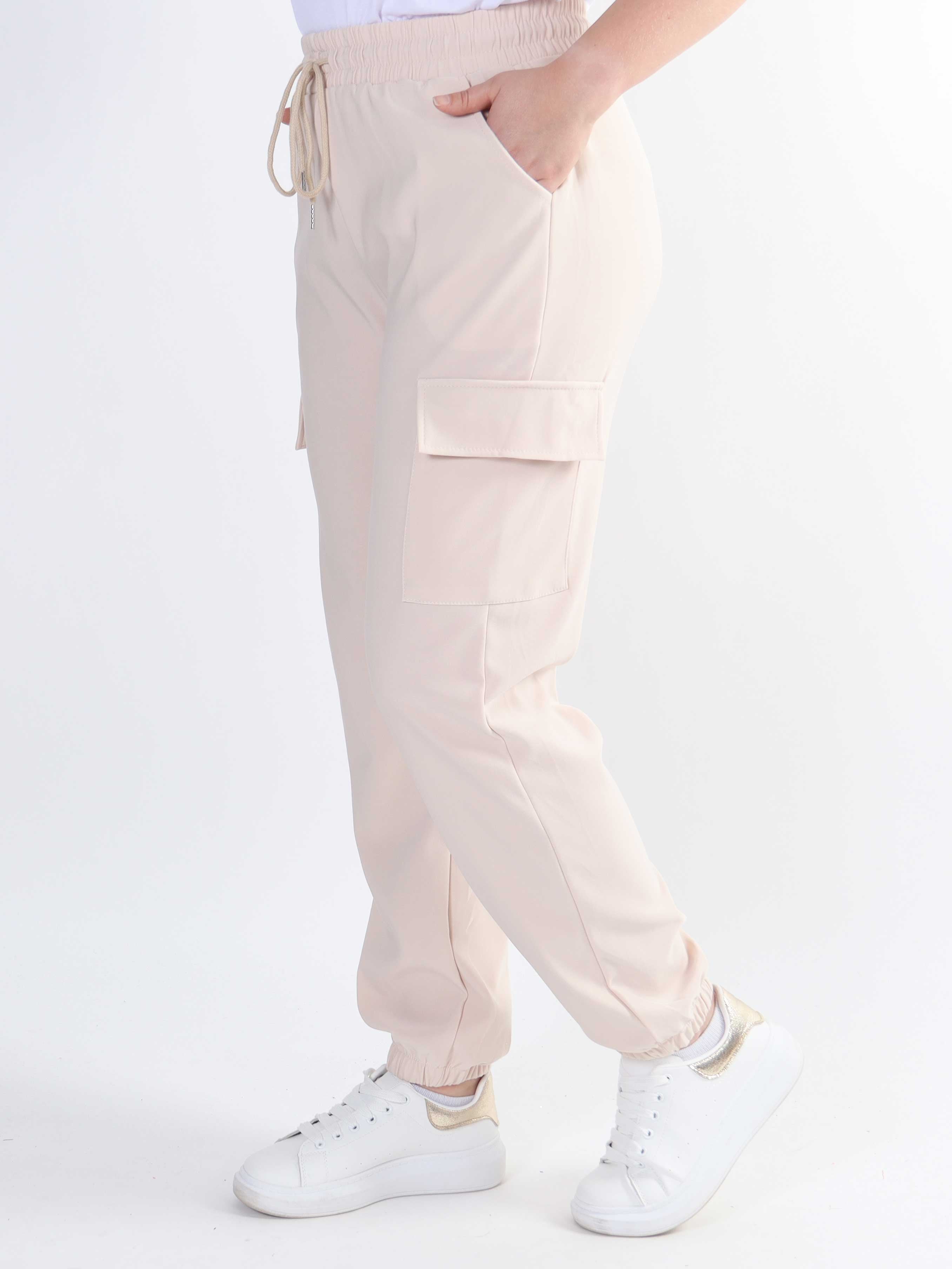 Denise - Coola cargobyxor med sidofickor